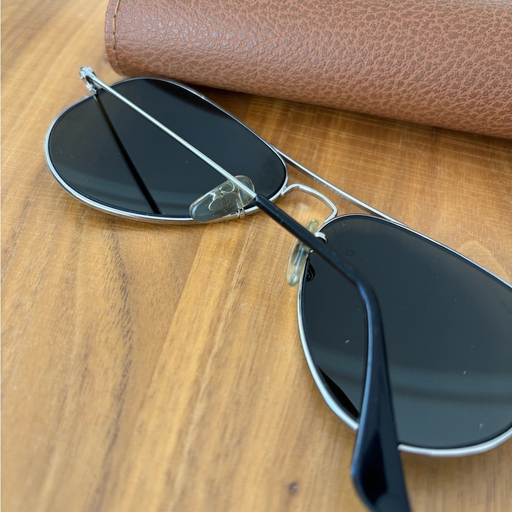 🔥Authentic Ray-Ban Classic Silver Aviator Sunglasses W3275 - Picture 5 of 10